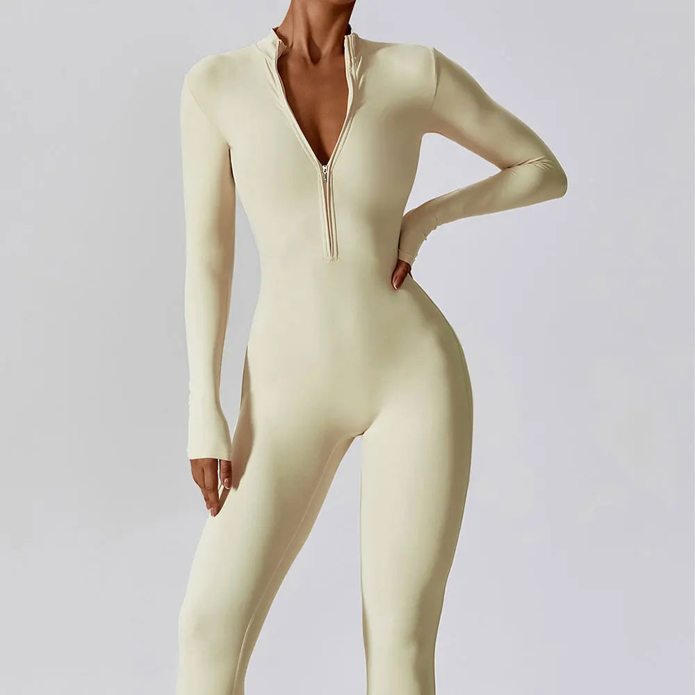 "Snatch Me" Long Sleeve Jumpsuit (Long)