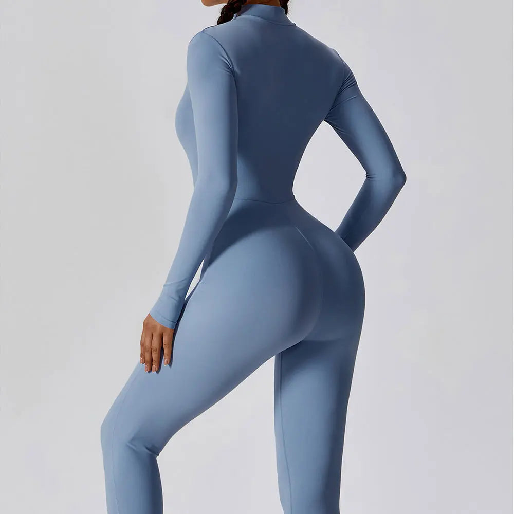 "Snatch Me" Long Sleeve Jumpsuit (Long)