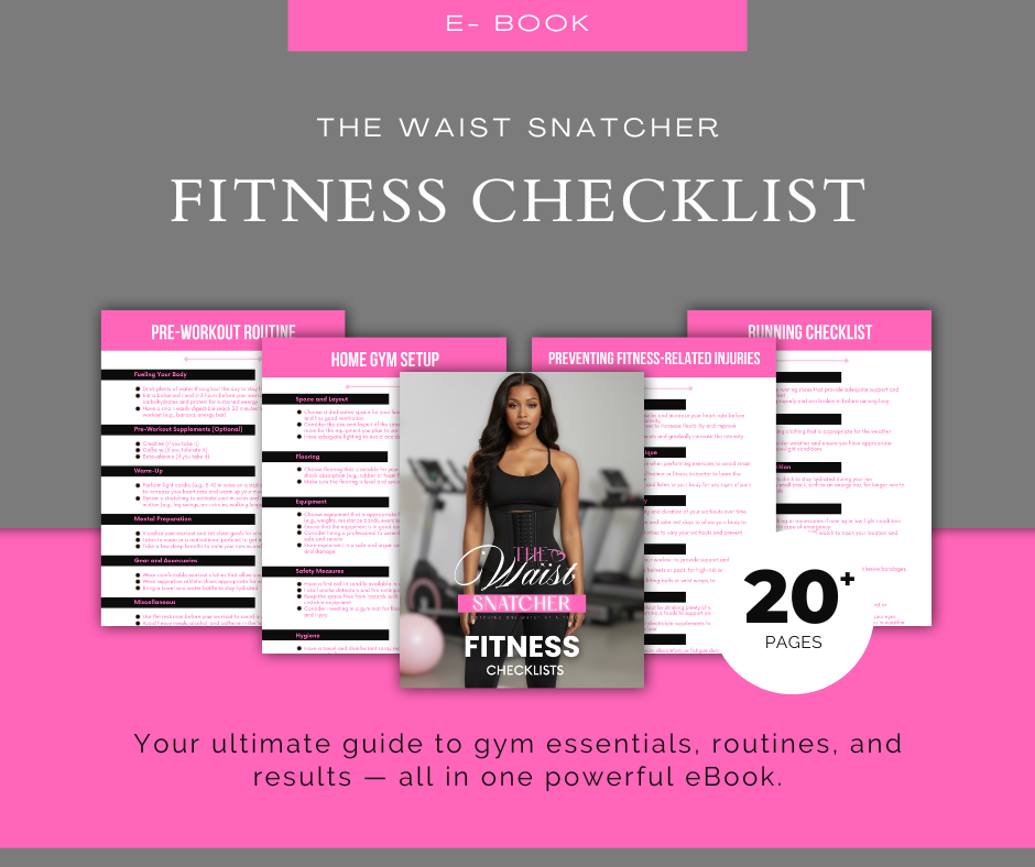 The Waist Snatcher Fitness Checklist eBook (Digital Download)