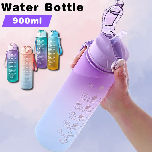 Water Bottle with Time Marker