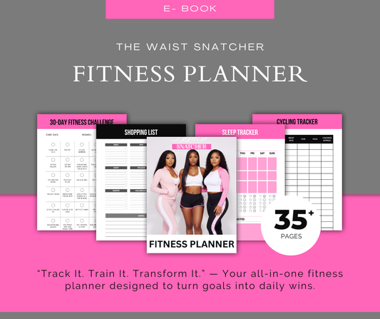 The Waist Snatcher Fitness Planner eBook (Digital Download)